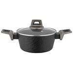 Garnek aluminiowy Japandi z pokrywką 24 cm 3,1 l