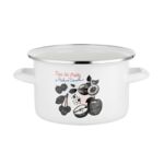 Garnek emaliowany prosty Fruits bez pokrywki 18 cm 2,65 l