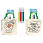 Torba wielkanocna craftingowa + pisaki 33 x 22,9 cm