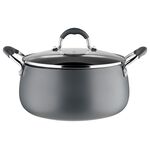 Garnek aluminiowy Nordica z pokrywką 24 cm 5,6 l