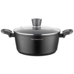 Garnek aluminiowy Bono z pokrywką 24 cm 4 l