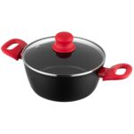 Garnek aluminiowy Mars z pokrywką 20 cm 2,2 l