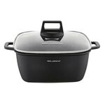 Garnek aluminiowy Chef kwadrat 24 x24 x 10,9 4,6 l