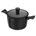 Garnek aluminiowy wysoki Magnum z pokrywką 24 cm 6,4 l