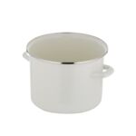 Garnek emaliowany prosty gładki bez pokrywki 20 cm 3,9 l