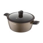 Garnek aluminiowy Cava z pokrywką 24 cm 3,6 l
