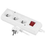 Przedłużacz WS z trzykrotnym gniazdem i uziemieniem PS-370WS 1,5 m + Z JONEX