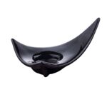 Świecznik Trójkąt J1432 21 cm czarno-srebrny