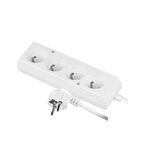 Przedłużacz z czterokrotnym gniazdem i uziemieniem PS-470 3 m + Z JONEX 