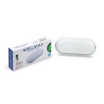 Plafon LED bulkhead oval biały z czujnikiem 18 W 1650 lm
