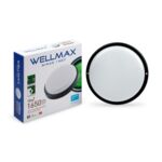 Lampa LED bulkhead okrągły czarny z czujnikiem 18 W 1650 lm