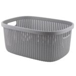 Kosz rattan do magla 32 l szary