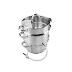 Sokownik 8 l nierdzewny srebrny