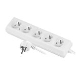 Przedłużacz z pięciokrotnym gniazdem i uziemieniem PS-570 5 m + Z JONEX