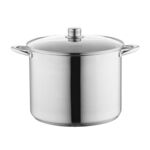 Garnek nierdzewny wysoki Caro z pokrywką 26 cm 10 l
