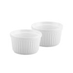 Kokilki ceramiczne Solid 180 ml 2 sztuki biały