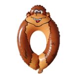 Balon foliowy cyfra 0 małpa