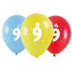 Balon z nadrukiem 9 3 sztuki