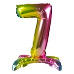 Balon foliowy cyfra 7 stojący