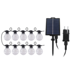 Girlanda solarna Gloria 500 x 8 cm 2w1 230 V czarny