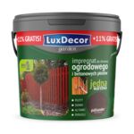 Impregnat do drewna ogrodowego i betonowych płotów palisander 4,5 l + 11% GRATIS LuxDecor