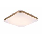 Plafon LED Babilon kwadratowy mały 4000K złoty