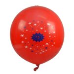 Balon z nadrukiem 40 czerwony 2 sztuki