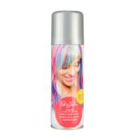 Kolorowy spray do włosów srebrny 125 ml