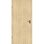 Drzwi wewnętrzne 80L pełne gładkie dąb amber