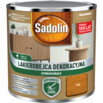 Lakierobejca Dekoracyjna szybkoschnąca tek 0,2 l Sadolin