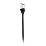 Lampa solarna wbijana 7,5 x 7,5 x 64 cm czarny 1 szt.