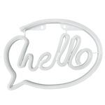 Neon LED "hello" 30 x 21 cm