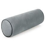 Poduszka dekoracyjna Gaja 45 x 15 cm wałek srebrny