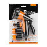 Pistolet 8-funkcyjny z armaturą BLACK LINE BRADAS