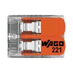 Szybkozłączka instalacyjna linka 2 x 4 mm2 5 sztuk  WAGO