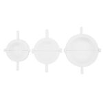 Foremki do pierogów 3 szt. 7,5 cm 8,5 cm 10 cm biały