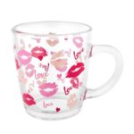 Kubek szklany Love 350 ml