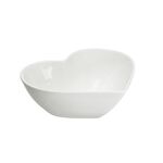 Miska porcelanowa serce 13 cm beżowy
