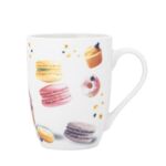 Kubek porcelanowy Słodkości 320 ml kremowy