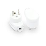 Wtyczka kątowa z uziemieniem 2P + Z WT-16 Plastrol