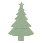 Etui na sztućce 22 x 15 cm zielony 4 sztuki zielony