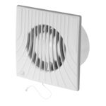 Wentylator łazienkowy WA100W biały, 0,59 kg, Ø100, włącznik pociągany AWENTA
