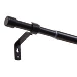 Karnisz teleskopowy SCOPE 120-210 cm czarny mat