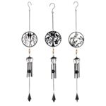 Ozdoba wisząca 80 x 13 cm czarno-brązowy mix