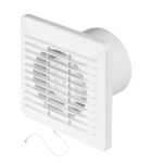 Wentylator łazienkowy WB100W biały, 0,67 kg, Ø100, włącznik pociągany AWENTA