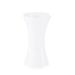 Wazon Klepsydra ceramiczny 12 x 12 x 23 cm biały