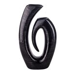 Wazon Symfonia ceramiczny 17 x 17 x 20 cm czarny