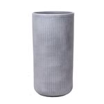 Wazon Tubo ceramiczny 11,5 x 11,5 x 26,5 cm szary