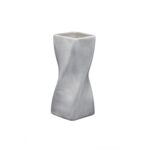 Wazon Skrętny ceramiczny 7,5 x 7,5 x 18,5 szary