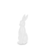 Figurka ozdobna zając 12,5 x 4,5 x 5,5 cm biały